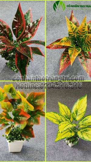 CÂY GIẢ CÀNH LÁ ĐIỂM VỪA