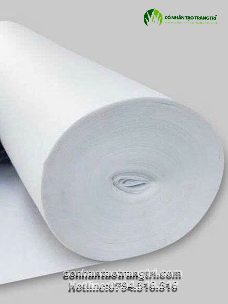 THẢM NỈ TRẢI SÀN MỎNG MÀU TRẮNG - Ảnh 3