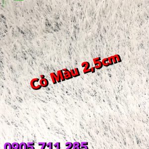 Thảm cỏ nhân tạo màu MV2.5 Trắng