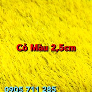 Thảm cỏ nhân tạo màu MV2.5 Vàng