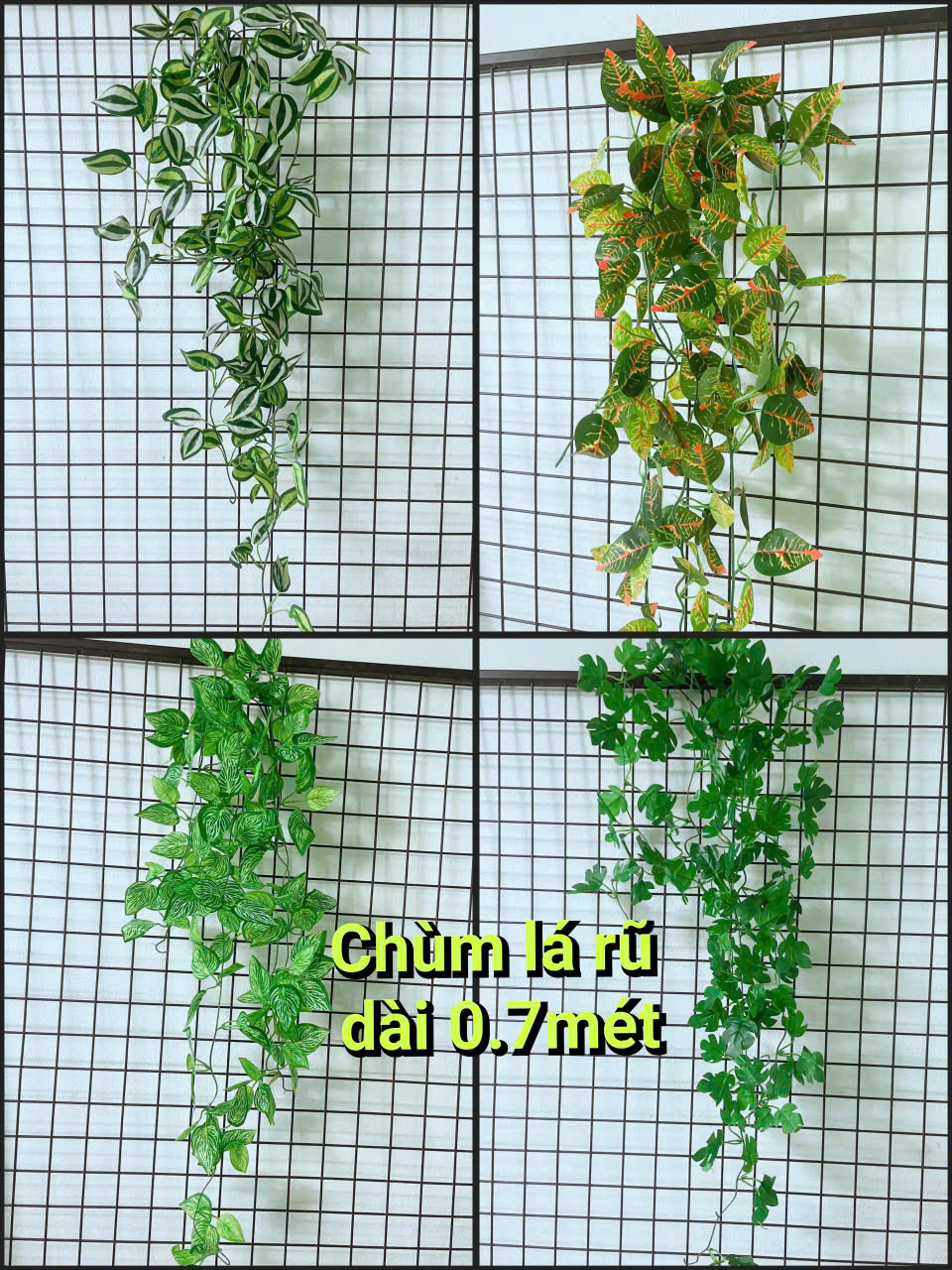 TRANG TRÍ CÀNH RỦ, CÂY GIẢ RỦ 01