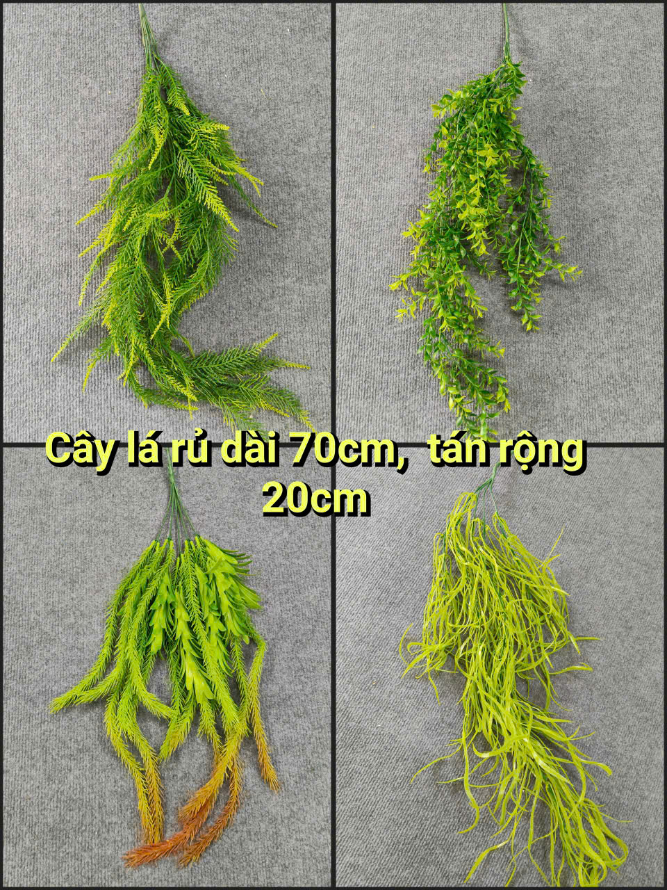 TRANG TRÍ CÀNH RỦ, CÂY GIẢ RỦ 02 - Ảnh 2