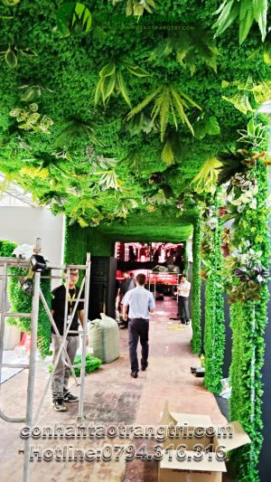 MẪU TƯỜNG CÂY GIẢ 12