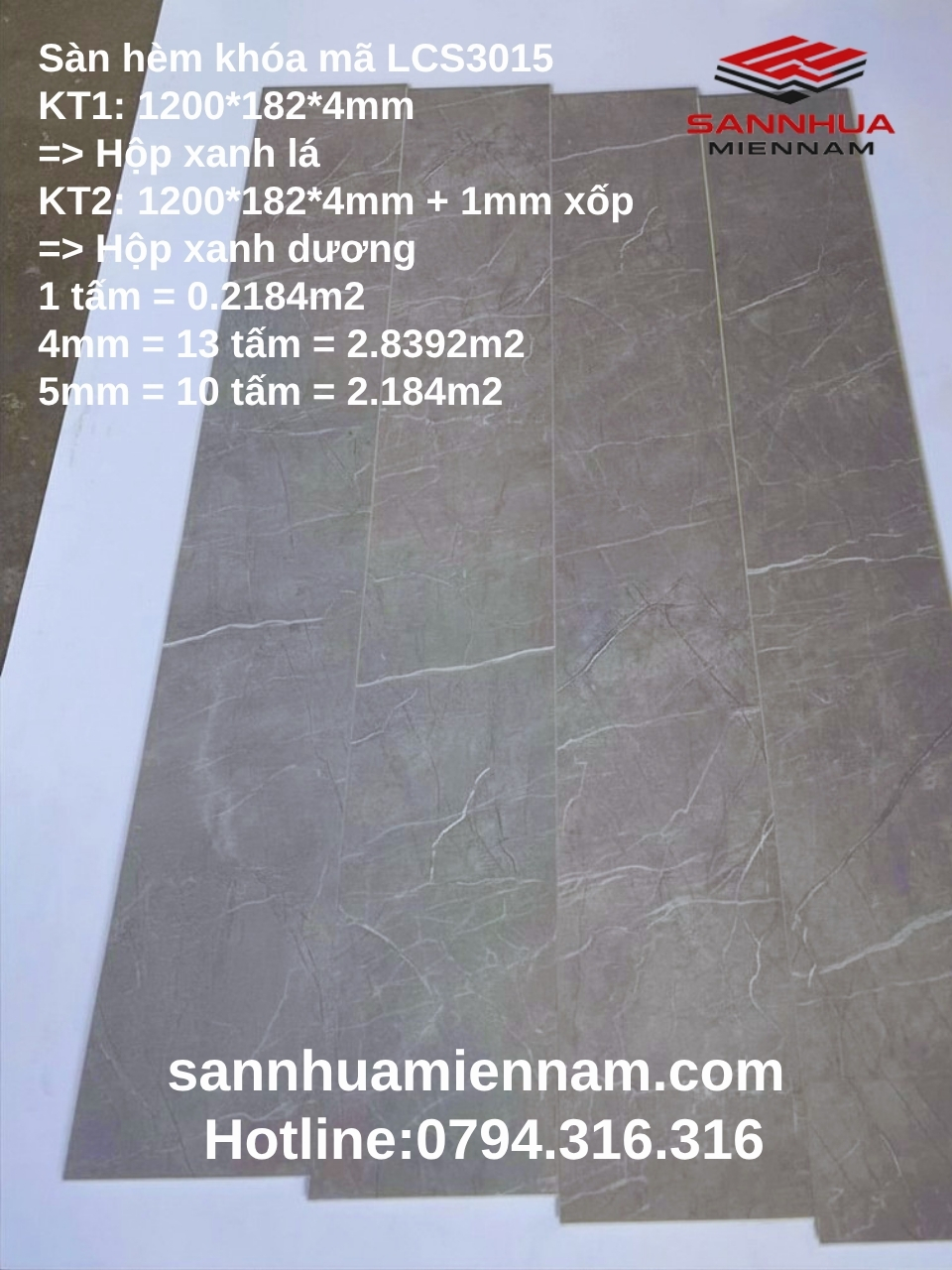 Sàn nhựa hèm khoá 13