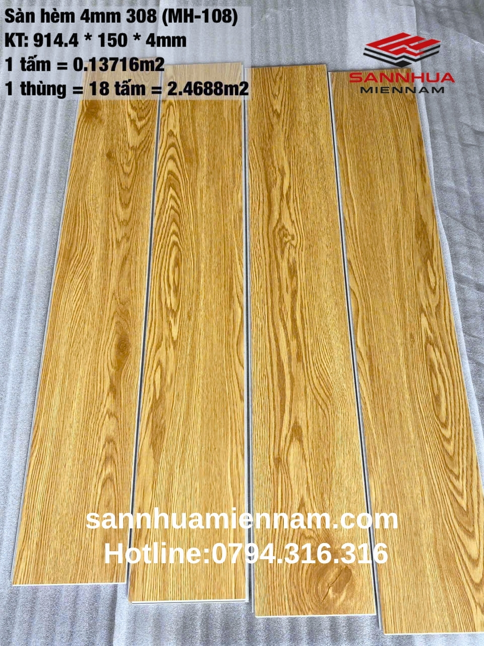 Sàn nhựa hèm khoá 04 - Ảnh 2