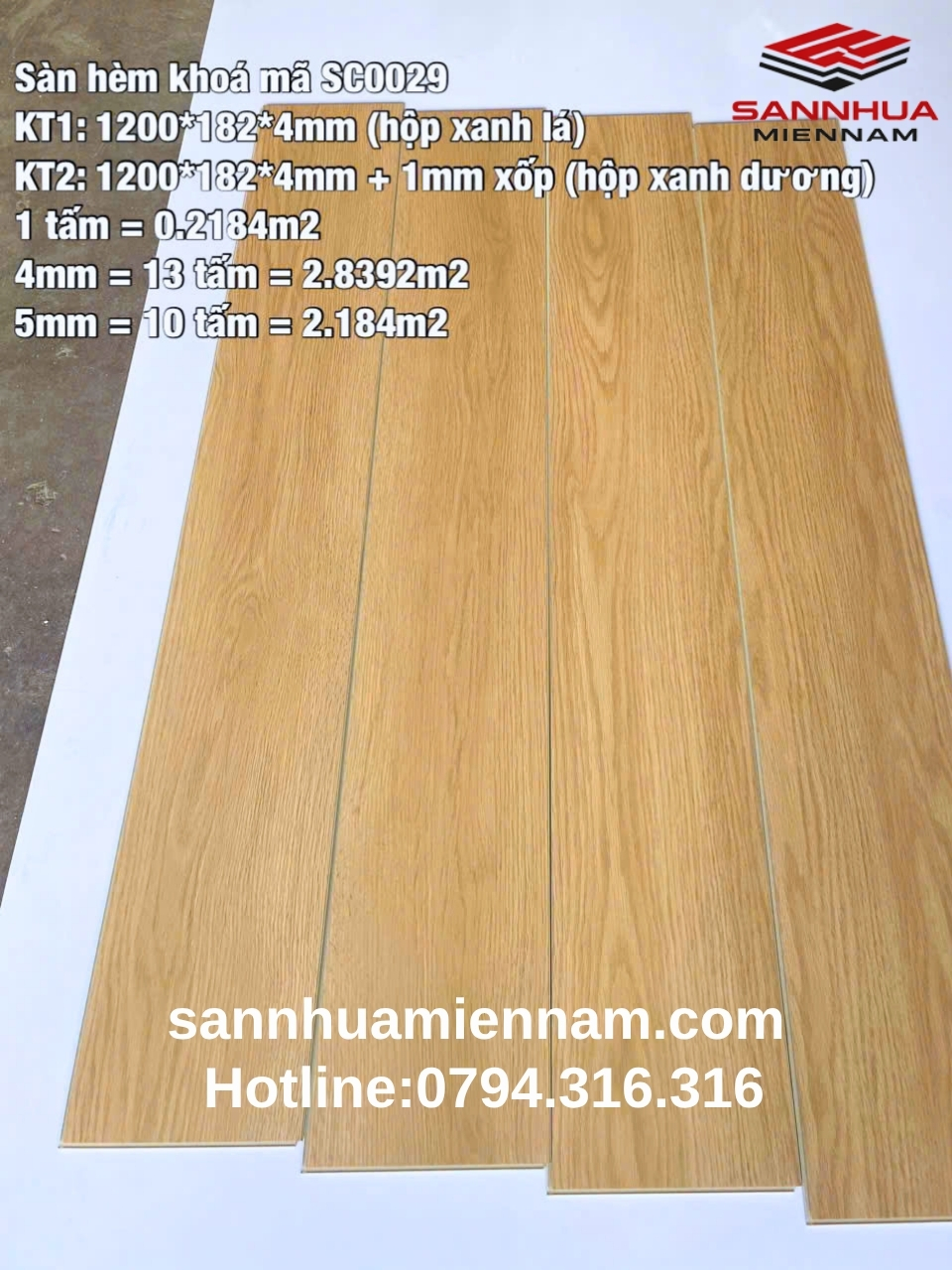 Sàn nhựa hèm khoá 05 - Ảnh 2